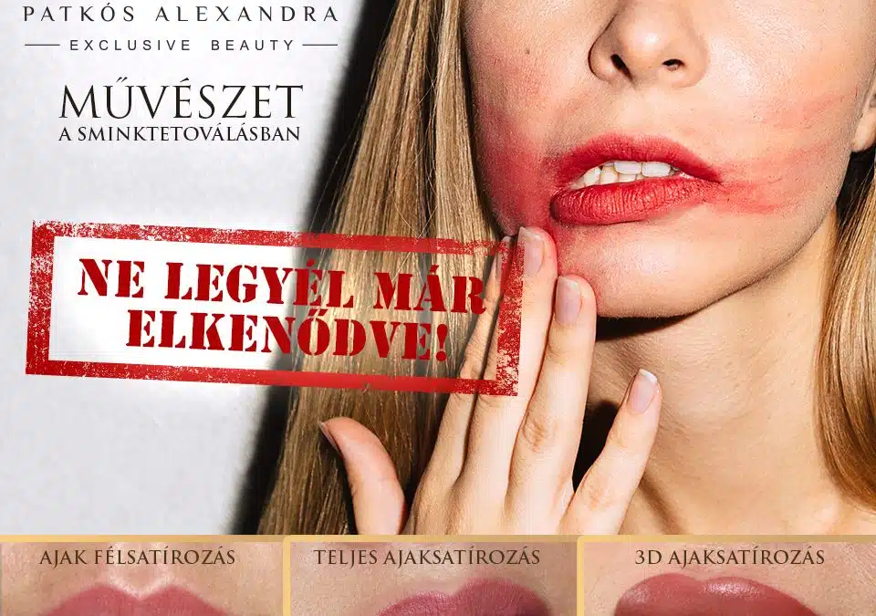 szájtoválás a Patkós Alexandra Exclusive Beauty szalonban