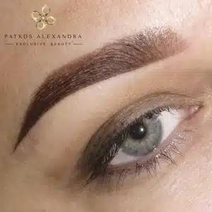 szemöldöktetoválás a Patkós Alexandra Exclusive Beauty szalonban