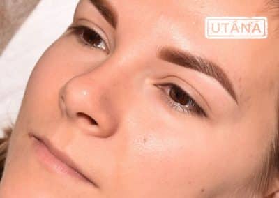 púderes szemöldöktetoválás után a Patkós Alexandra Excusive Beauty szalonban
