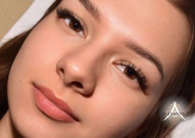 egész arc sminktetoválás a Patkós Alexandra Beauty szalonban,gyógyult állapotban