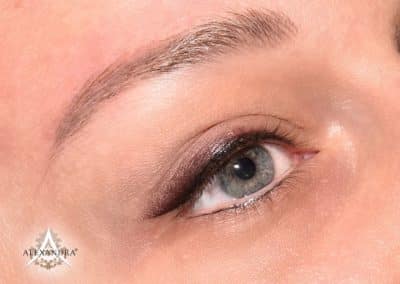 szemhéjtetoválás a Patkós Alexandra Beauty szalonban