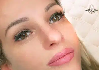 Egész arc tetoválása gyógyulás után a Patkós Alexandra Exclusive Beauty szalonban