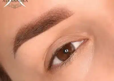 Soft powder szemöldöktetoválás a Patkós Alexandra Exclusive Beauty szalonban