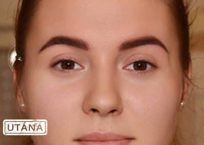 Hibrid szemöldöktetoválás után a Patkós Alexandra Exclusive Beauty szalonban