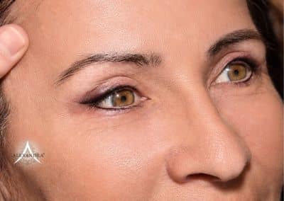 Szemhéjtetoválás után a Patkós Alexandra Exclusive Beauty szalonban